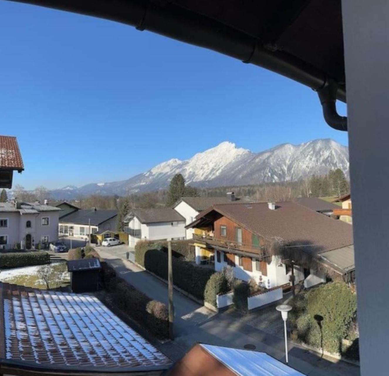 Wohnung 2 Mit Balkon Und Bergblick Großgmain Exterior foto